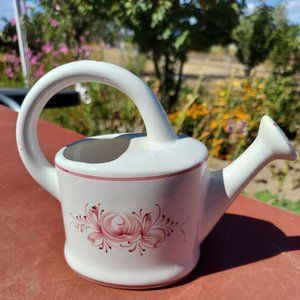 Flowered Sprinkler Can Vase